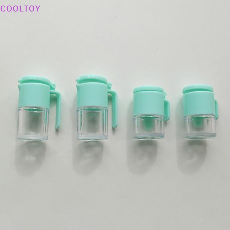 Set 4 Mô Hình Nồi Nấu Ăn Mini Bằng Nhựa Resin Dùng Để Trang Trí Nhà Búp Bê