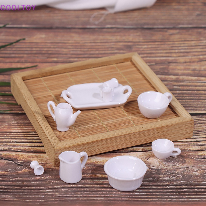 Set 10 Cốc Cà Phê Mini Xinh Xắn Cho Nhà Búp Bê