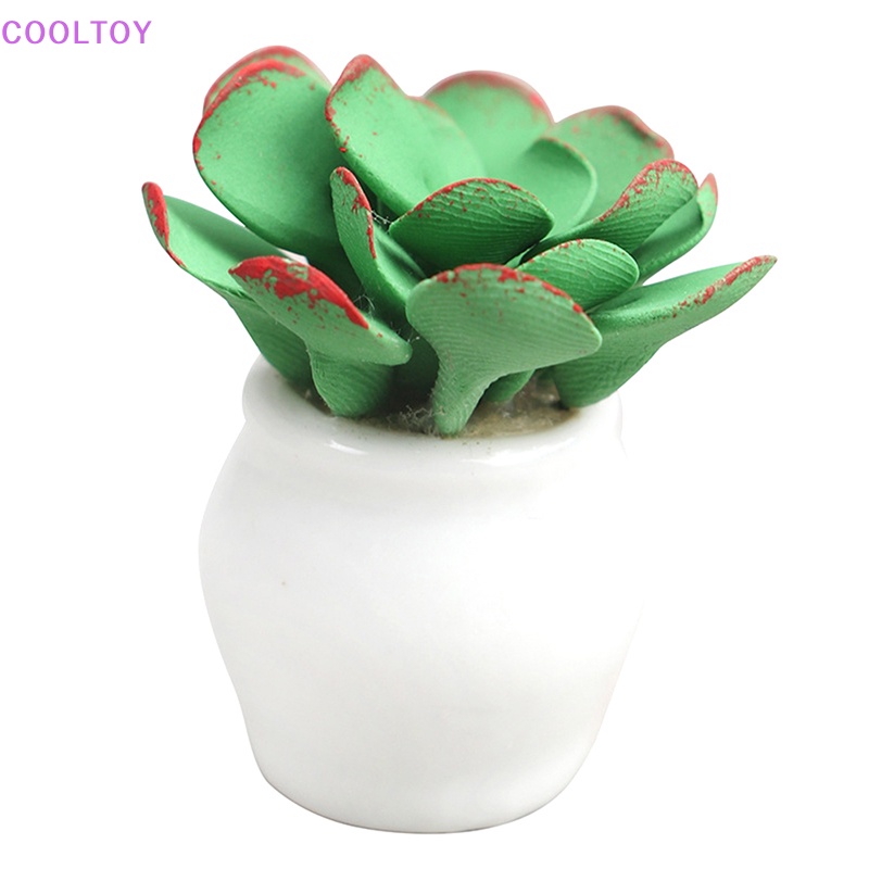 Cooltoy Mô Hình Chậu Cây Xanh Trang Trí Nhà Búp Bê Tỉ Lệ 1: 12