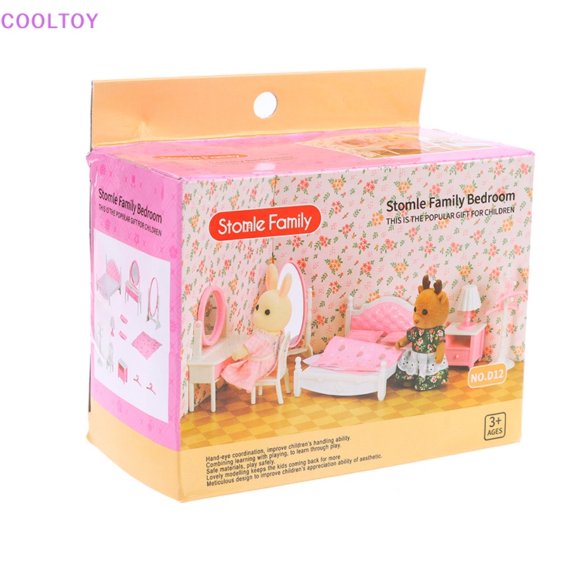 Cooltoy Bộ Đồ Chơi Phòng Ngủ Cho Búp Bê Tỉ Lệ 1: 12