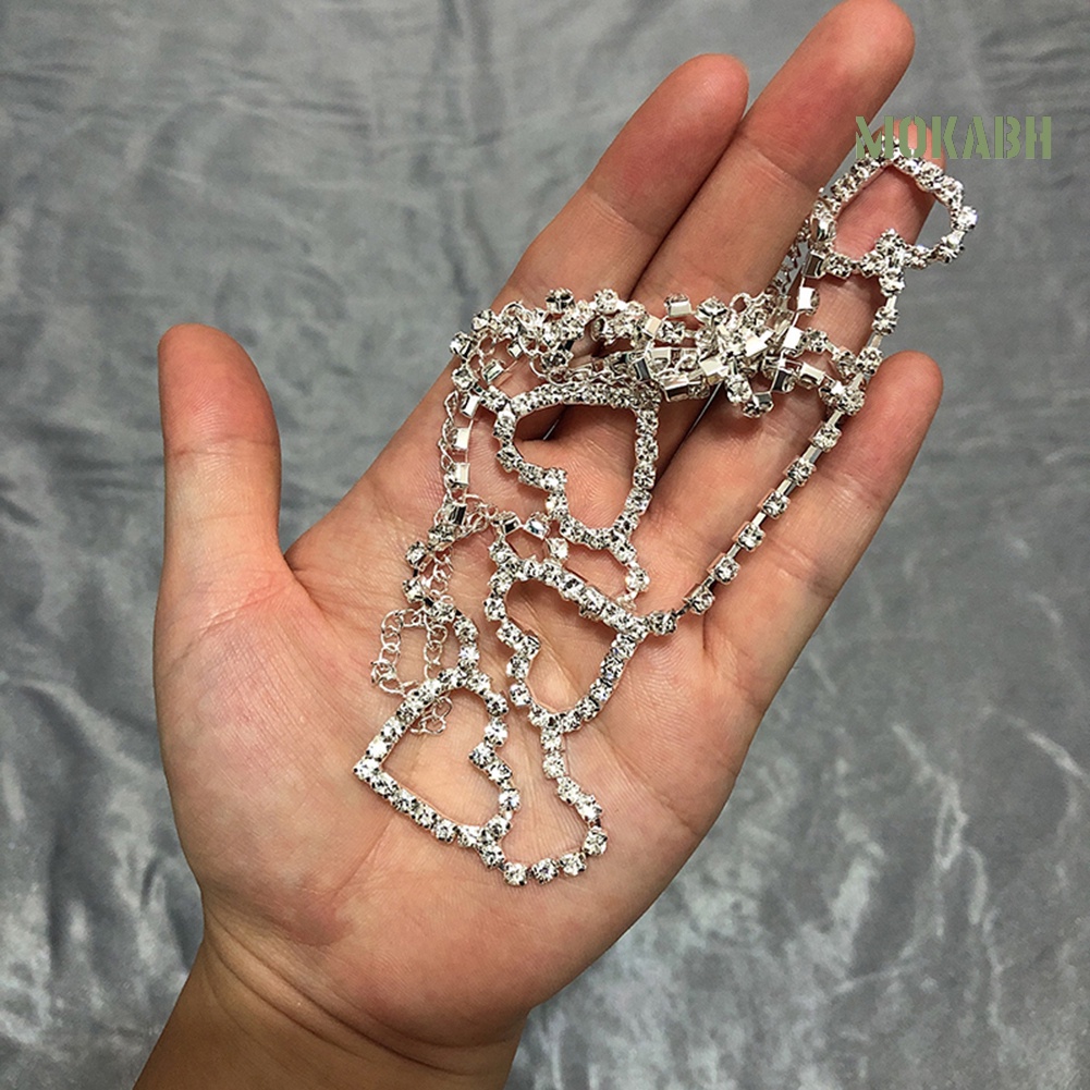 Dây Đeo Hông / Thắt Lưng Đính Đá Hình Trái Tim Thời Trang Đi Biển Cho Nữ