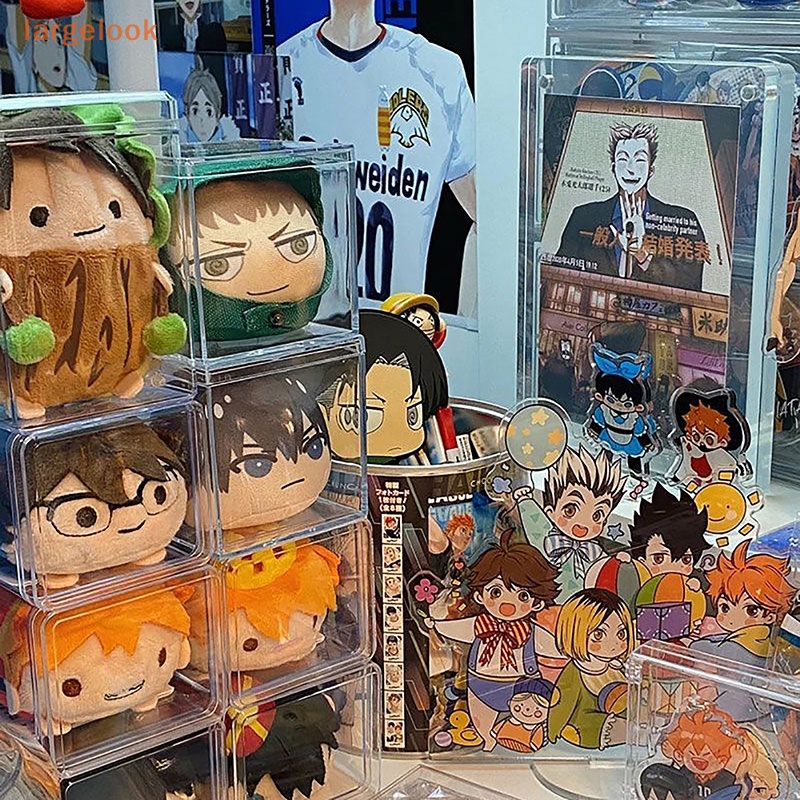 Bộ 2 Hộp Đựng Búp Bê Trưng Bày Bằng Nhựa Trong Suốt Chống Nước Chống Bụi