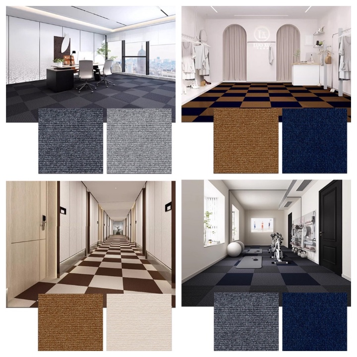 Miếng Dán Sàn Nhà Chống Ẩm Mới Tự Dính Có Thể Tháo Gỡ Trang Trí Phòng Khách / Văn Phòng