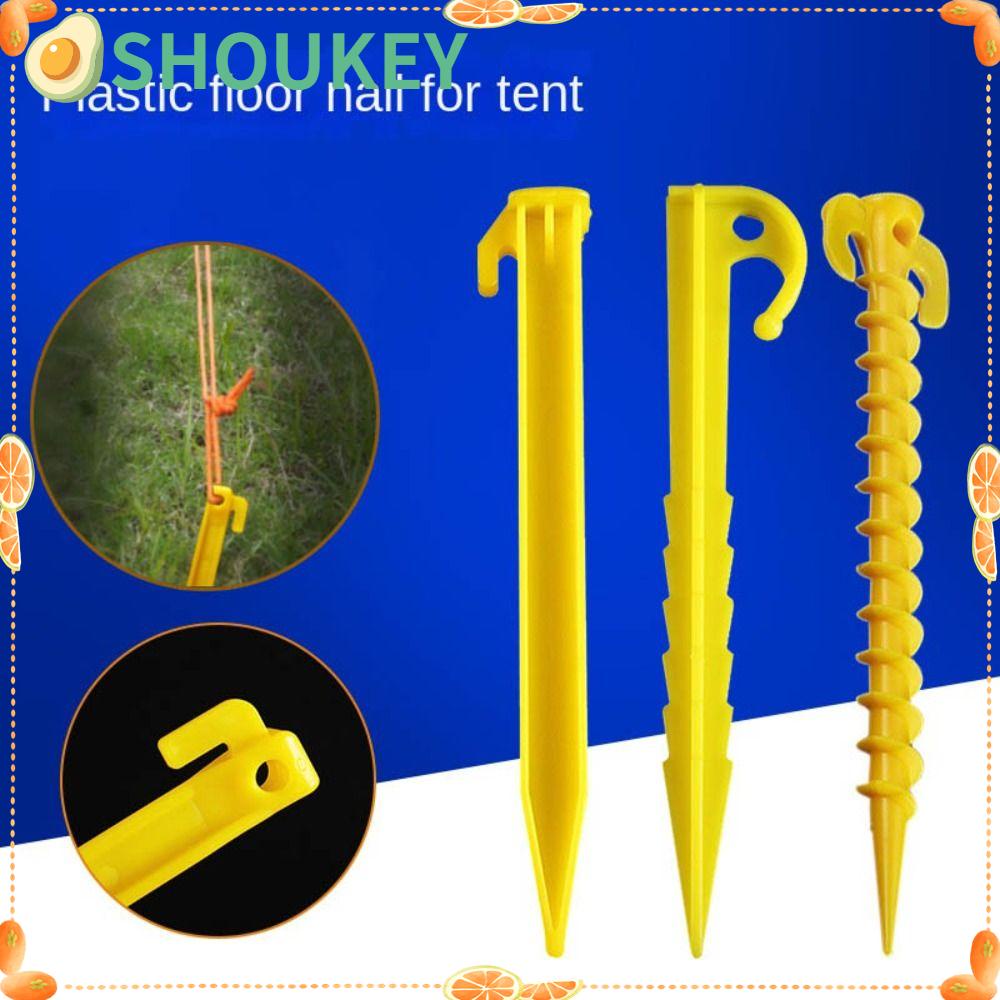 Set 5 / 10 Cọc Dựng Lều Bằng Nhựa Chất Lượng Cao