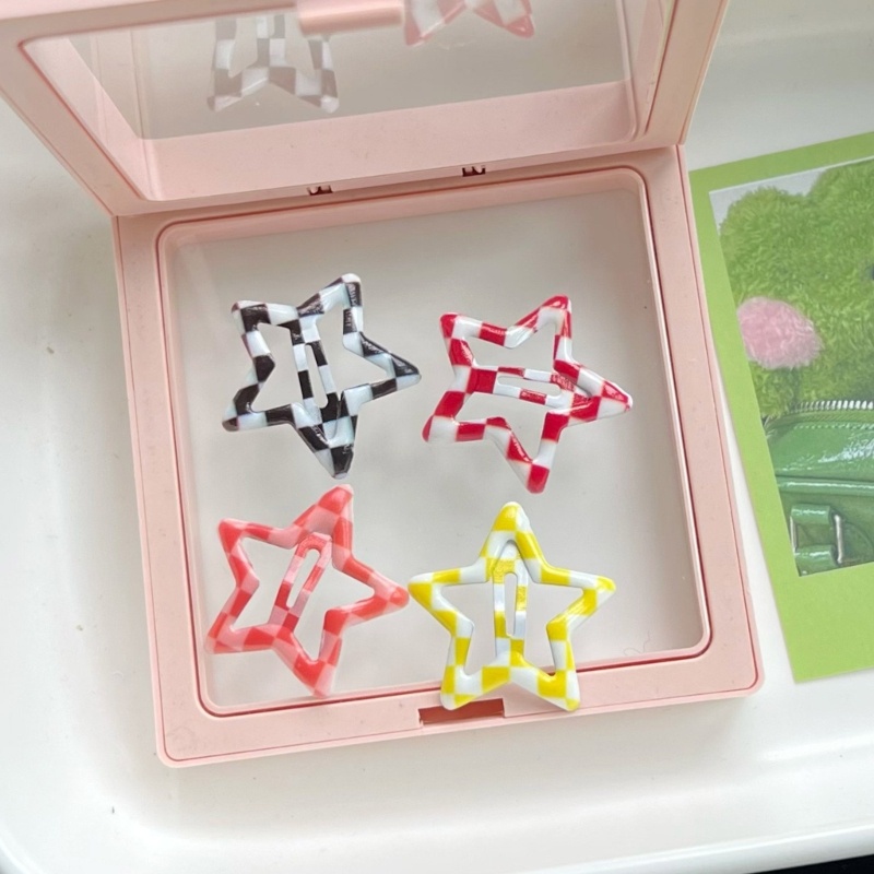 Kẹp Tóc Hình Ngôi Sao Phong Cách Harajuku Y2K