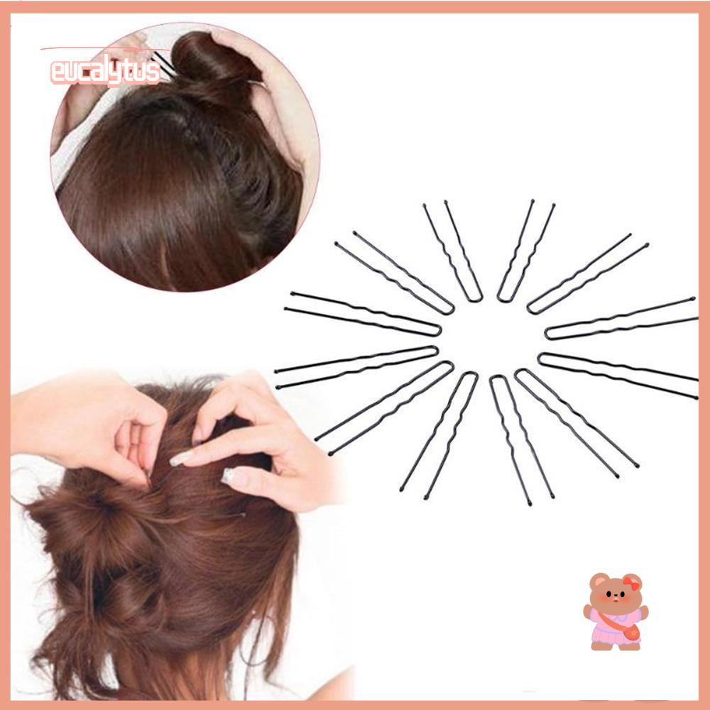 EUTUS Kẹp Tóc Kim Loại Gợn Sóng 3 Kiểu Thời Trang