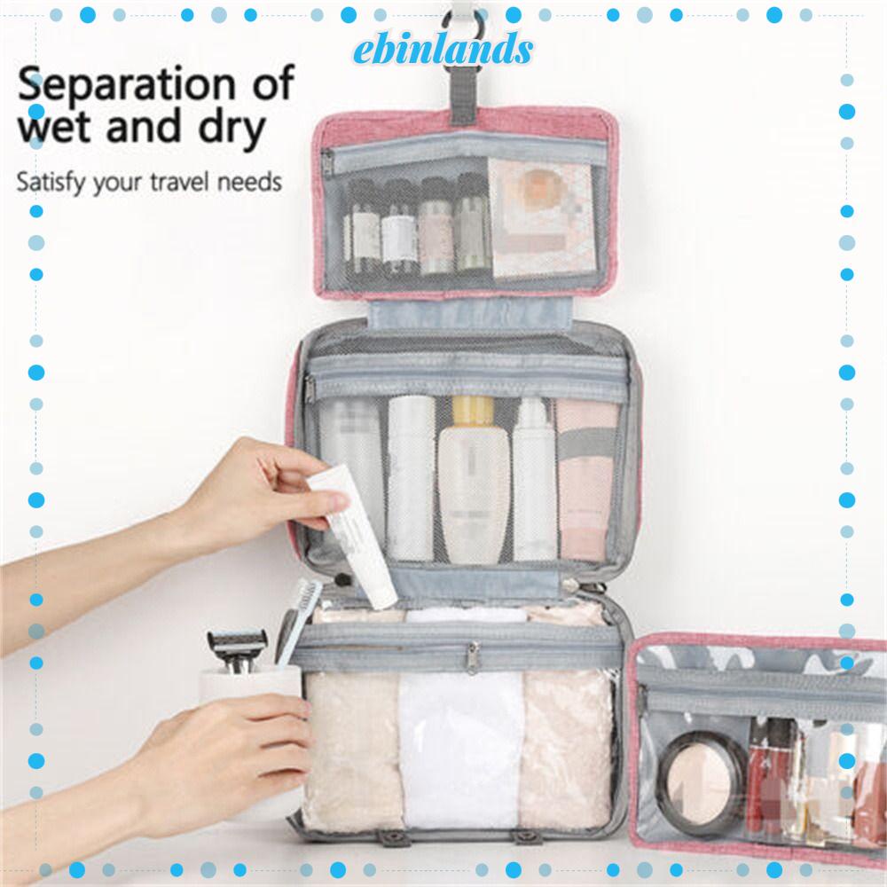 Ebinlands Túi Đựng Đồ Vệ Sinh Cá Nhân Kèm Móc Treo Tiện Dụng Mang Theo Du Lịch