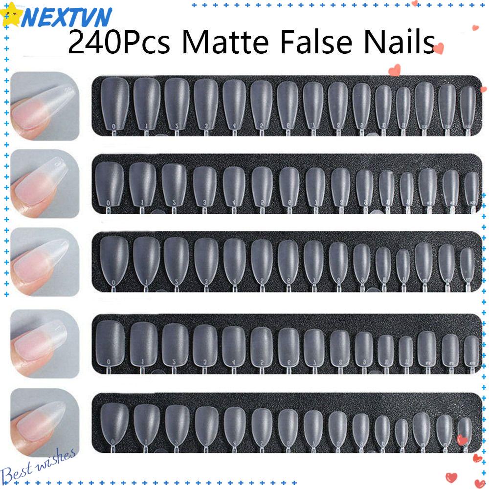 Set 240 Móng Tay Giả Dùng Trang Trí Nghệ Thuật