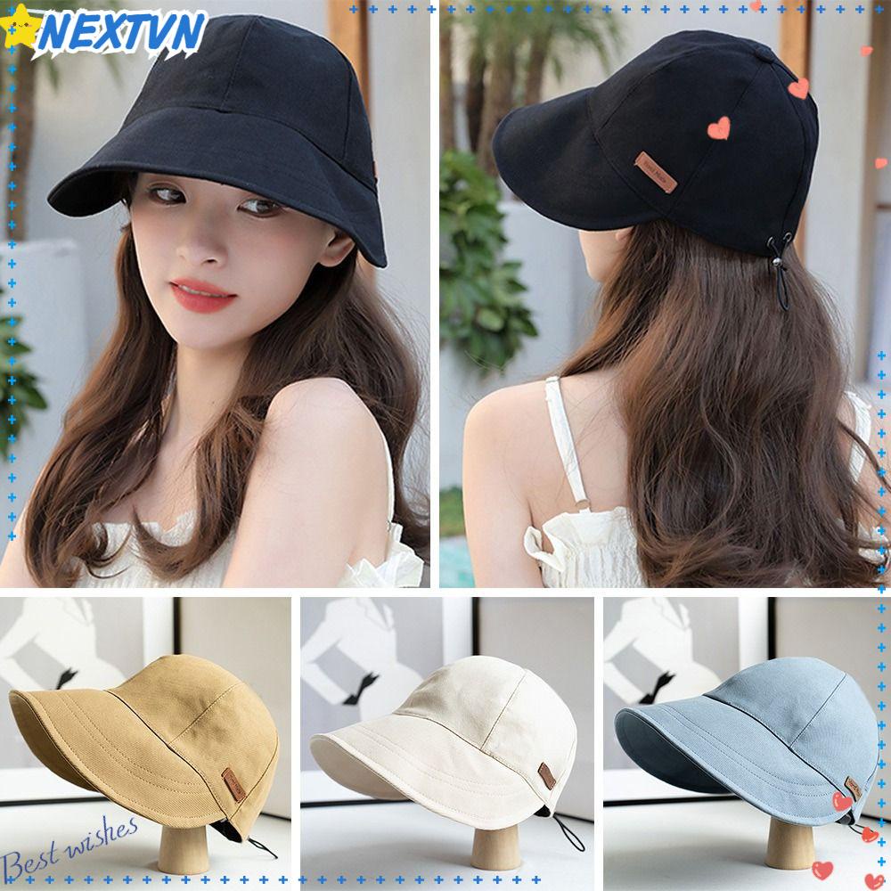 Mũ Bucket Vành Rộng Chống Nắng Có Thể Điều Chỉnh Gấp Gọn Tiện Lợi