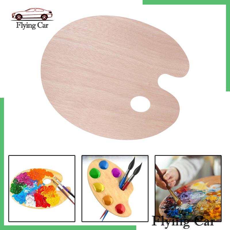 [Lzdjfmy2] Bảng Pha Màu Nước Bằng Gỗ Cho Người Mới Bắt Đầu DIY