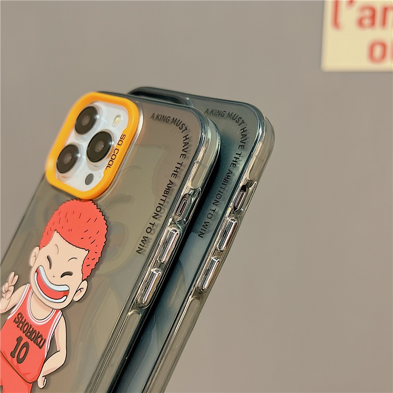 Ốp Điện Thoại Mềm In Hoạt Hình Slam Dunk Cho IPhone14 14Pro 14ProMax 13 13Pro 13ProMax 12 12PRO 12ProMax 11