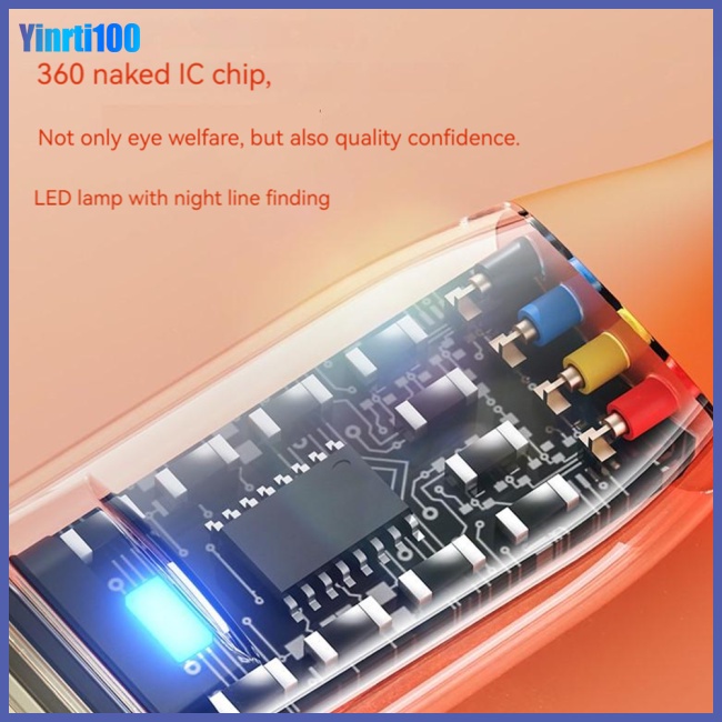 Cáp Sạc Nhanh Yinrti 66w Trong Suốt Có Đèn Cho Huawei 1m Type-c 6a