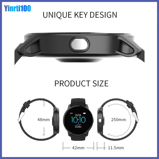 Đồng Hồ Thông Minh Yinrti W9 Kết Nối Bluetooth Theo Dõi Sức Khỏe