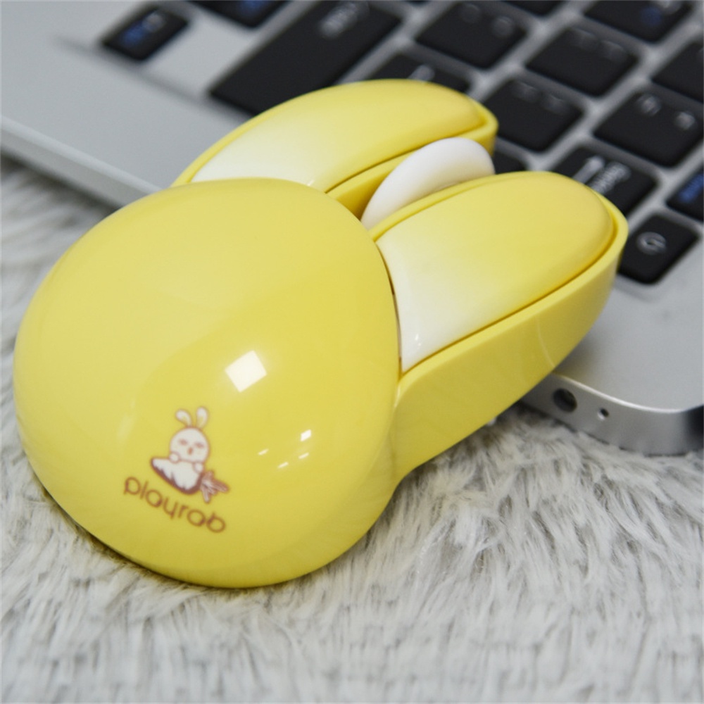 Chuột không dây m6 Hình Thỏ Dễ Thương