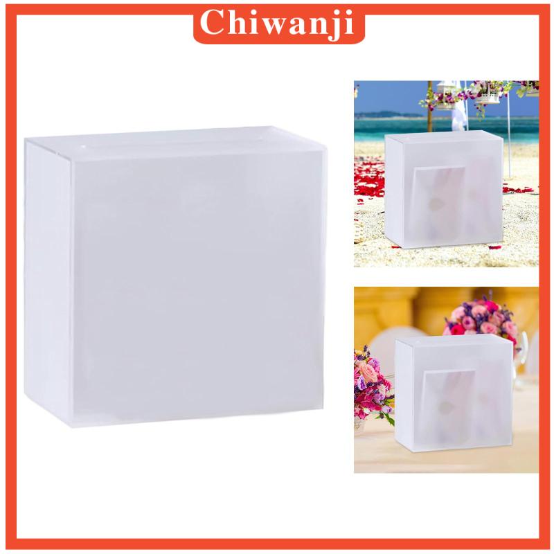 Hộp Đựng Thẻ Chủ Đề Bằng Acrylic Trong Suốt Cho Sinh Nhật Cô Dâu