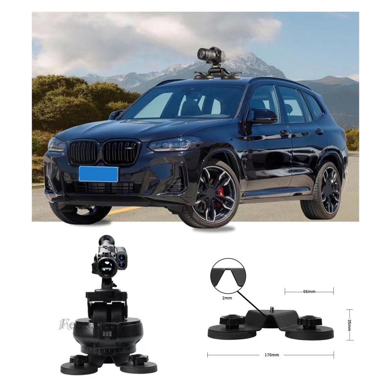 [Fenteer1] Giá Đỡ Máy Ảnh DSLR Hình Tam Giác Có Giác Hút Gắn Xe Hơi