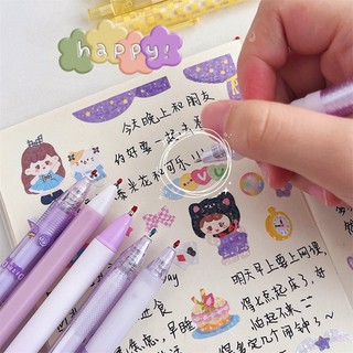 Set 6 Bút Bi Mực Đen Ngòi 0.5mm