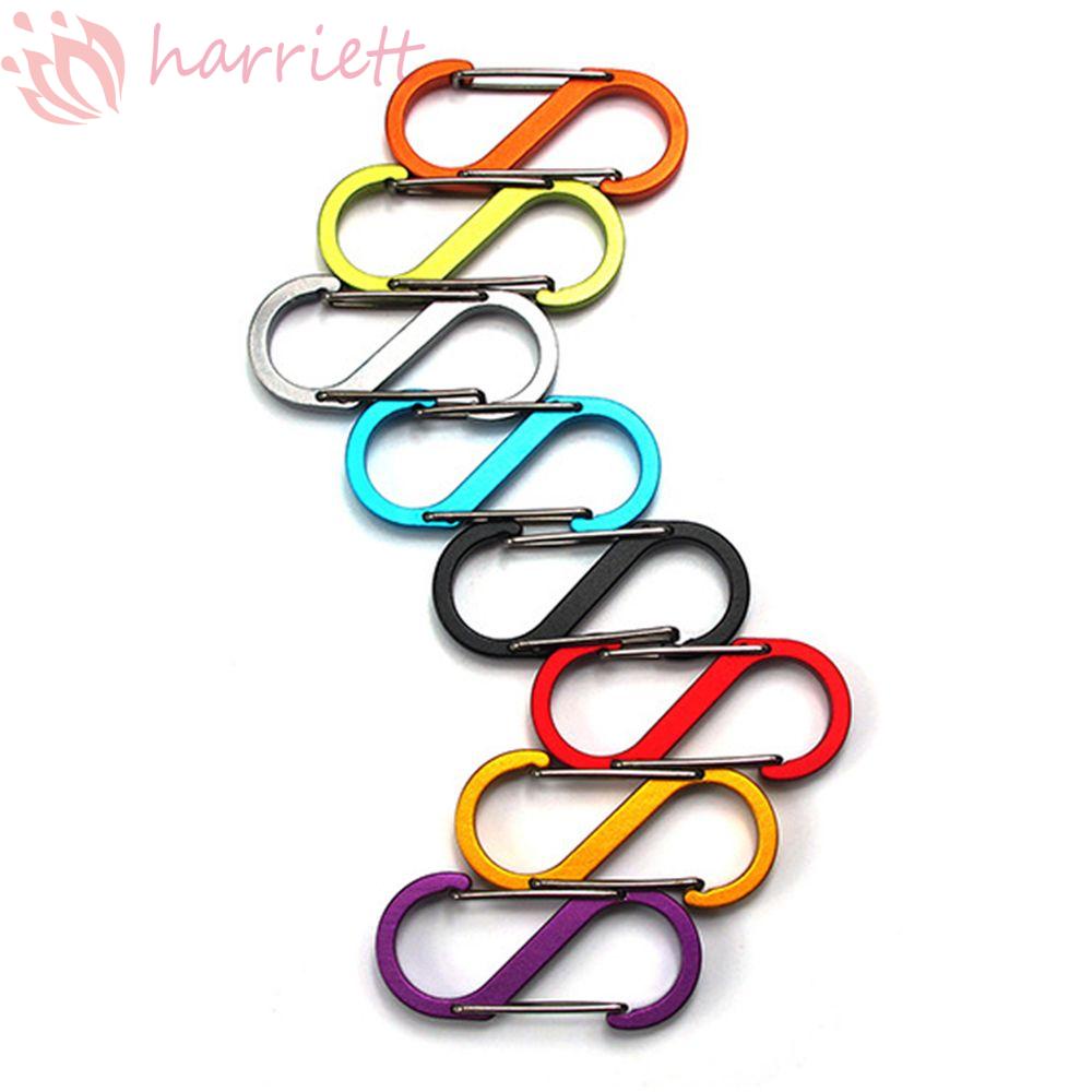 Set 5 Móc Khóa Chữ S Bằng Hợp Kim Nhôm Dùng Cho Các Hoạt Động Ngoài Trời