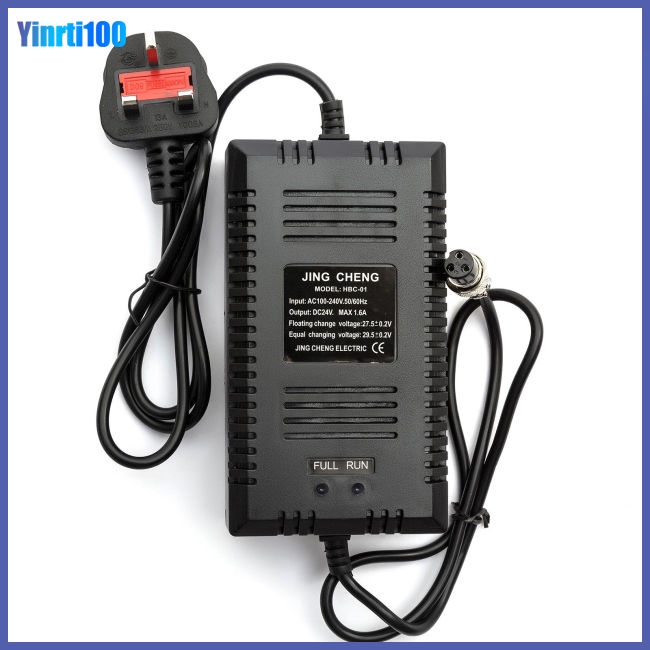 Bộ Sạc Pin Yinrti 24V 1.6A An Toàn Cho Xe Máy Điện