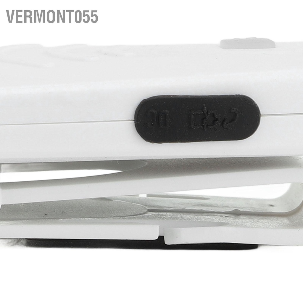 Vermont055 Đội Đầu Sạc Đèn LED Chống Nước Kẹp Trên Nắp Ánh Sáng Cảm Biến Chuyển Động Nón Cho Câu Cá Cắm Trại Đi Bộ Đường Dài Trắng