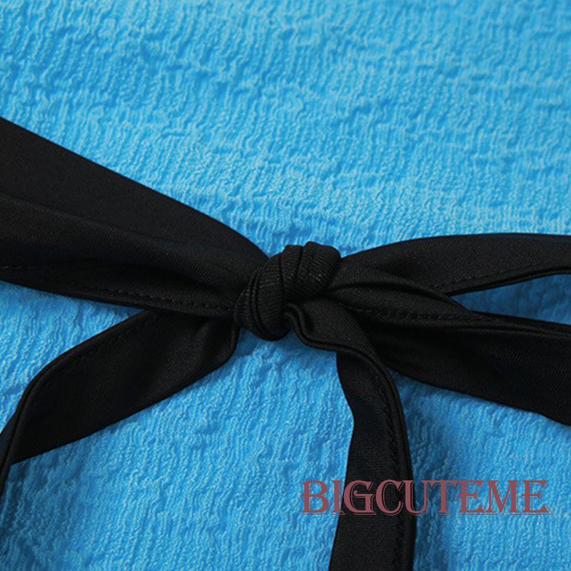 [] - Áo Tank Top Không Tay Cổ Vuông Buộc Dây Sau Lưng Màu Tương Phản Ôm Dáng Vừa Vặn Cho Nữ