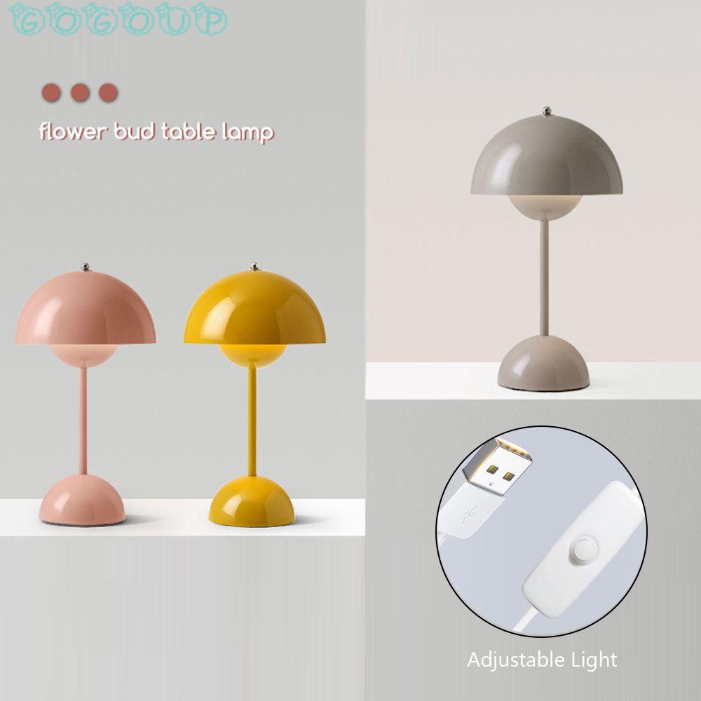 Đèn Ngủ Để Bàn Sạc USB Thiết Kế Đơn Giản Phong Cách Bắc Âu