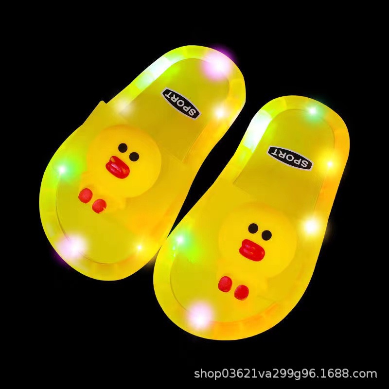 Dép Đi Trong Nhà Dạ Quang Kiểu Dáng Mùa Hè Dễ Thương Cho Các Bé