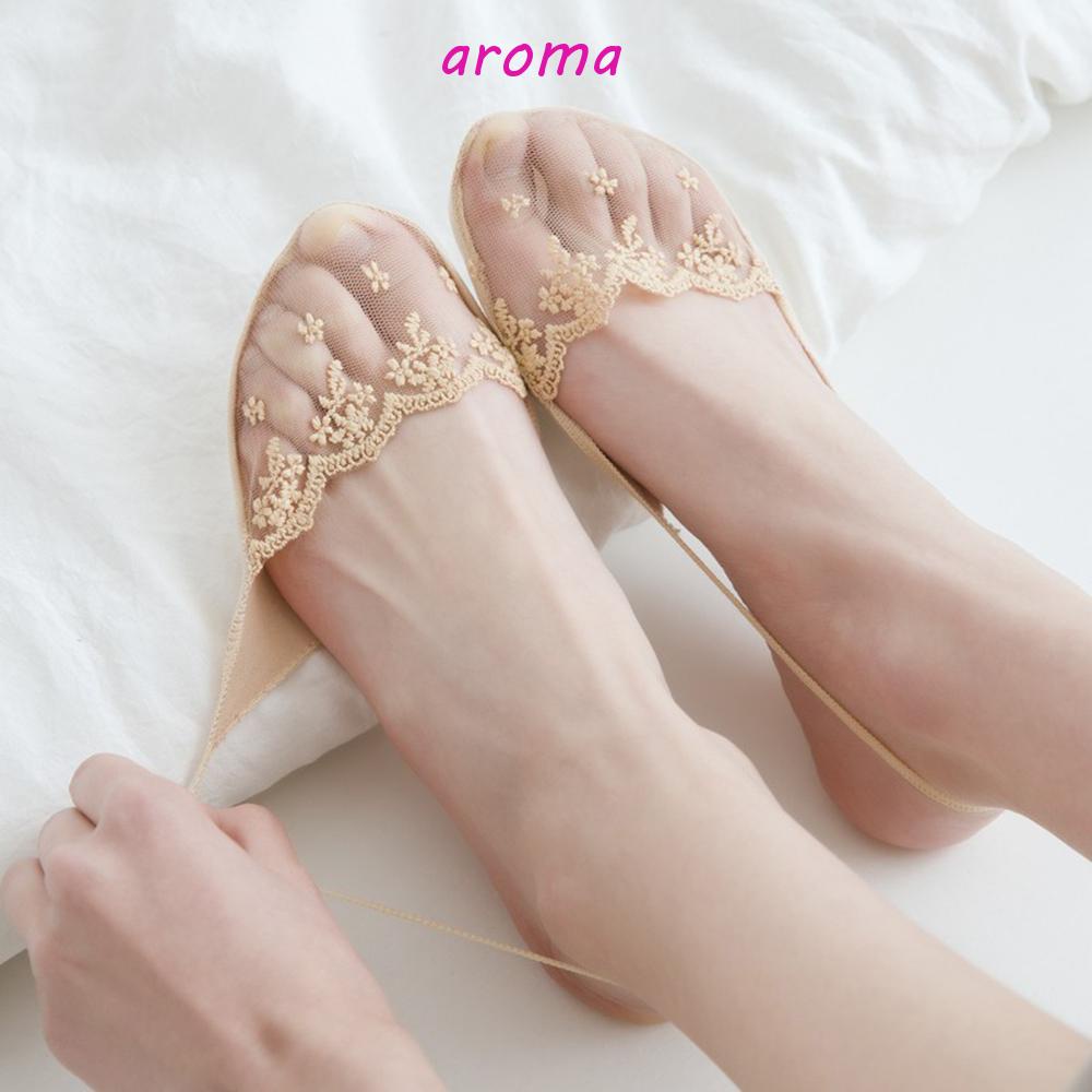 Vớ Mang Giày Cao Gót Thoáng Khí Màu Sắc Thời Trang Dành Cho Nữ