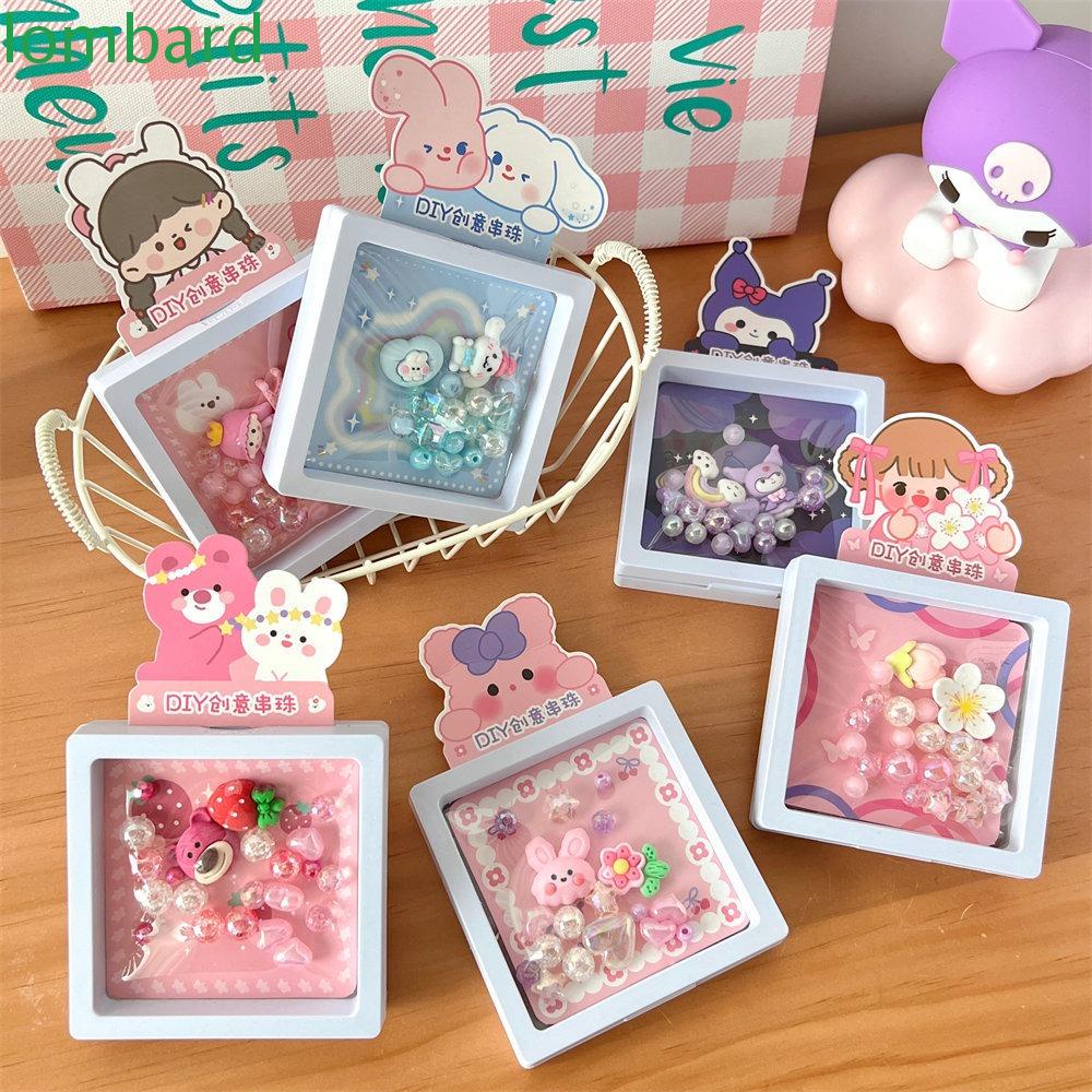 Hạt Xỏ Lỗ Hình Gấu Màu Kẹo Ngọt Thời Trang Phổ Biến Dành Cho Làm Trang Sức DIY|Bộ Dụng Cụ Làm Trang Sức Thủ Công Cho Nữ