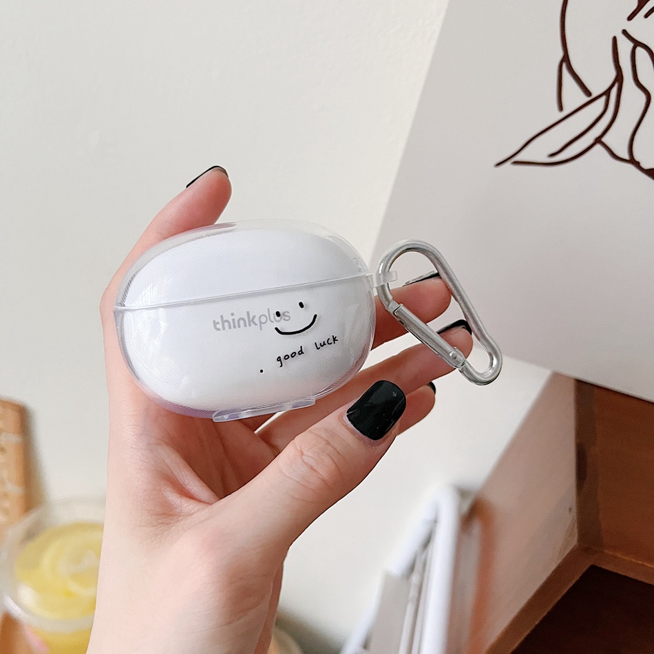 Vỏ Bảo Vệ Hộp Sạc Tai Nghe Lenovo thinkplus xt88 xt88 Bằng Silicon Họa Tiết Hoa / Phi Hành Gia Hoạt Hình Nhiều Màu