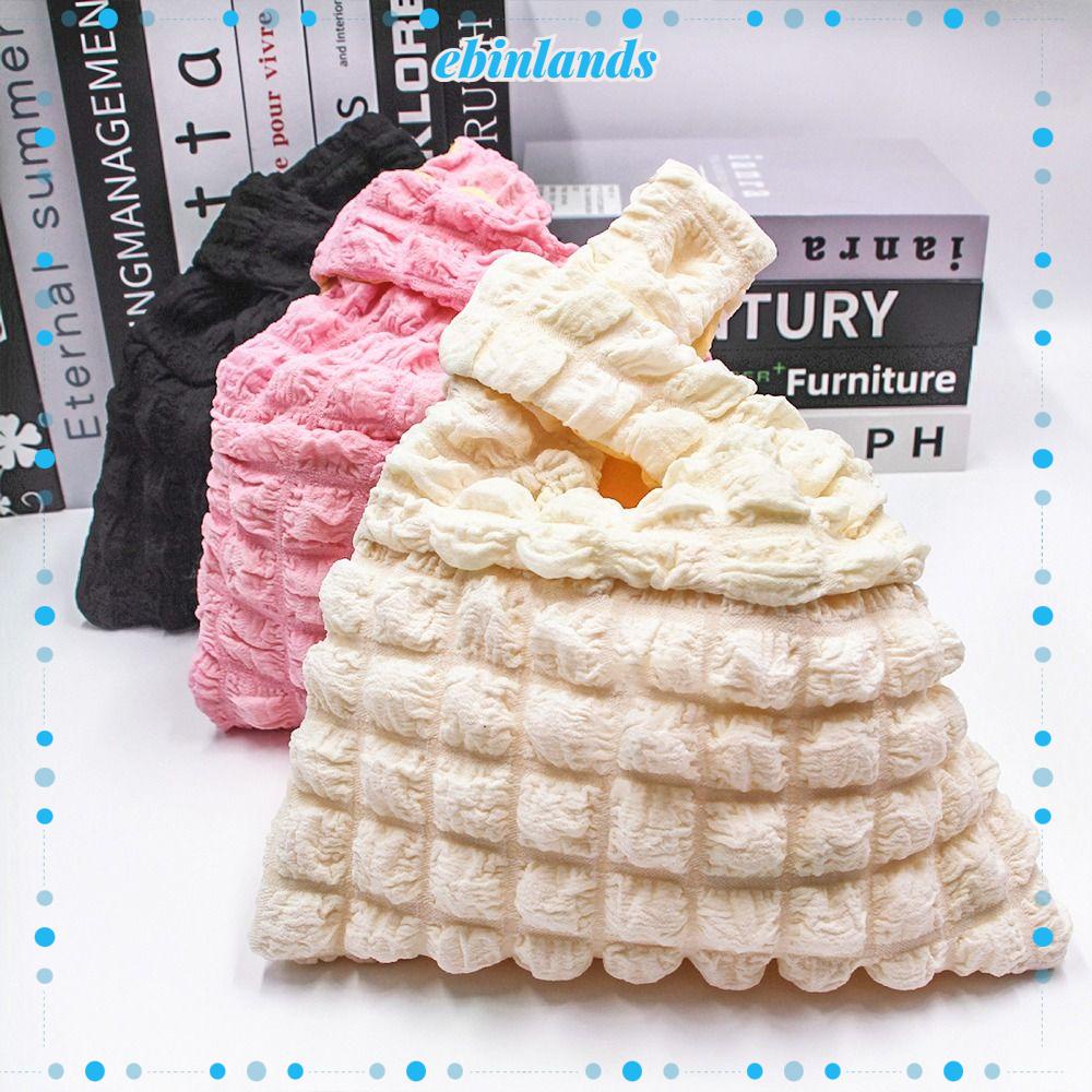 Ebinlands Túi Tote Đeo Vai Hình Đám Mây Kẻ Ô Lưới