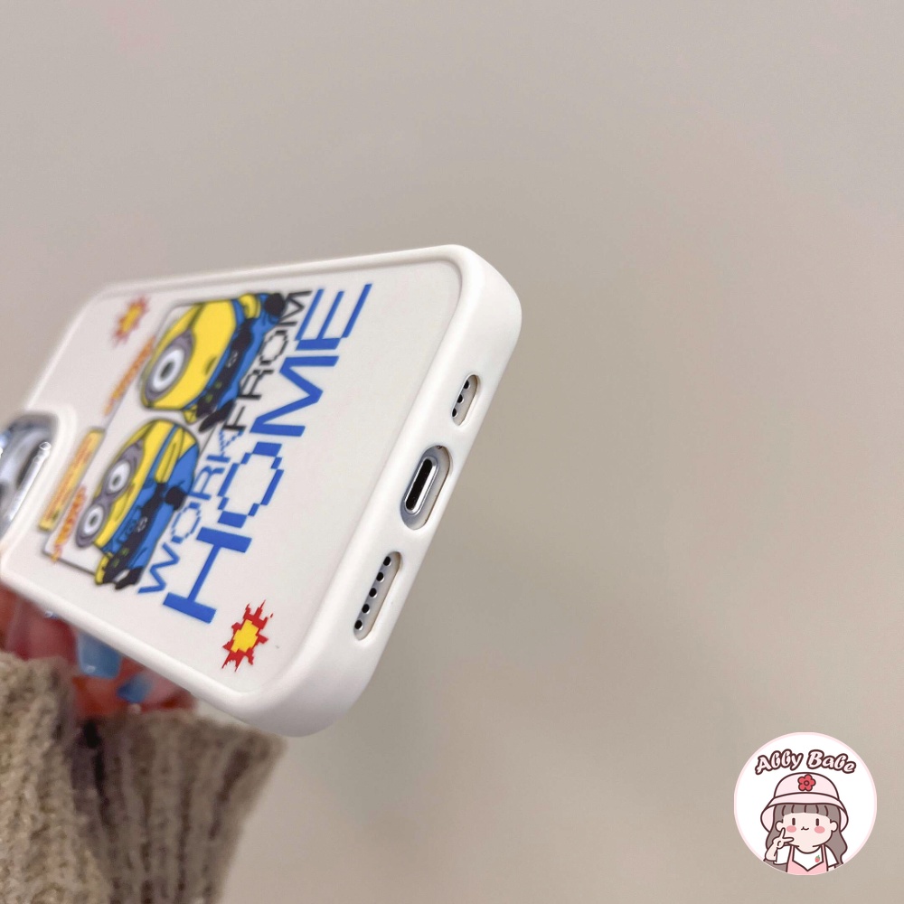 Ốp Điện Thoại TPU Mềm Bóng Chống Bụi Bẩn In Hình Minion Cho IPhone 14 Pro Max 11 12 Pro Max X XS 7Plus