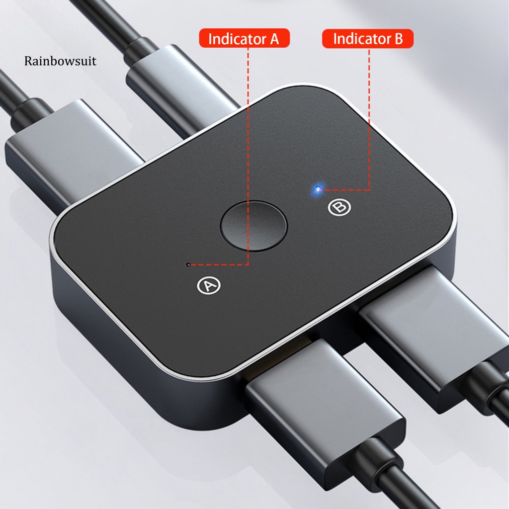 Bộ Chuyển Đổi Một Nút Chuyển Đổi HD-Compatible 8K / 60HZ 2 Trong 1 Có Thể Xoay Được