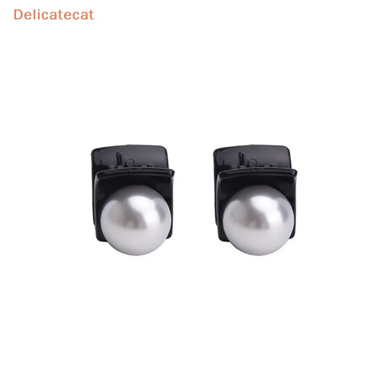 Kẹp Tóc Hình Nơ Mini Đính Ngọc Trai Dễ Thương Cho Nữ