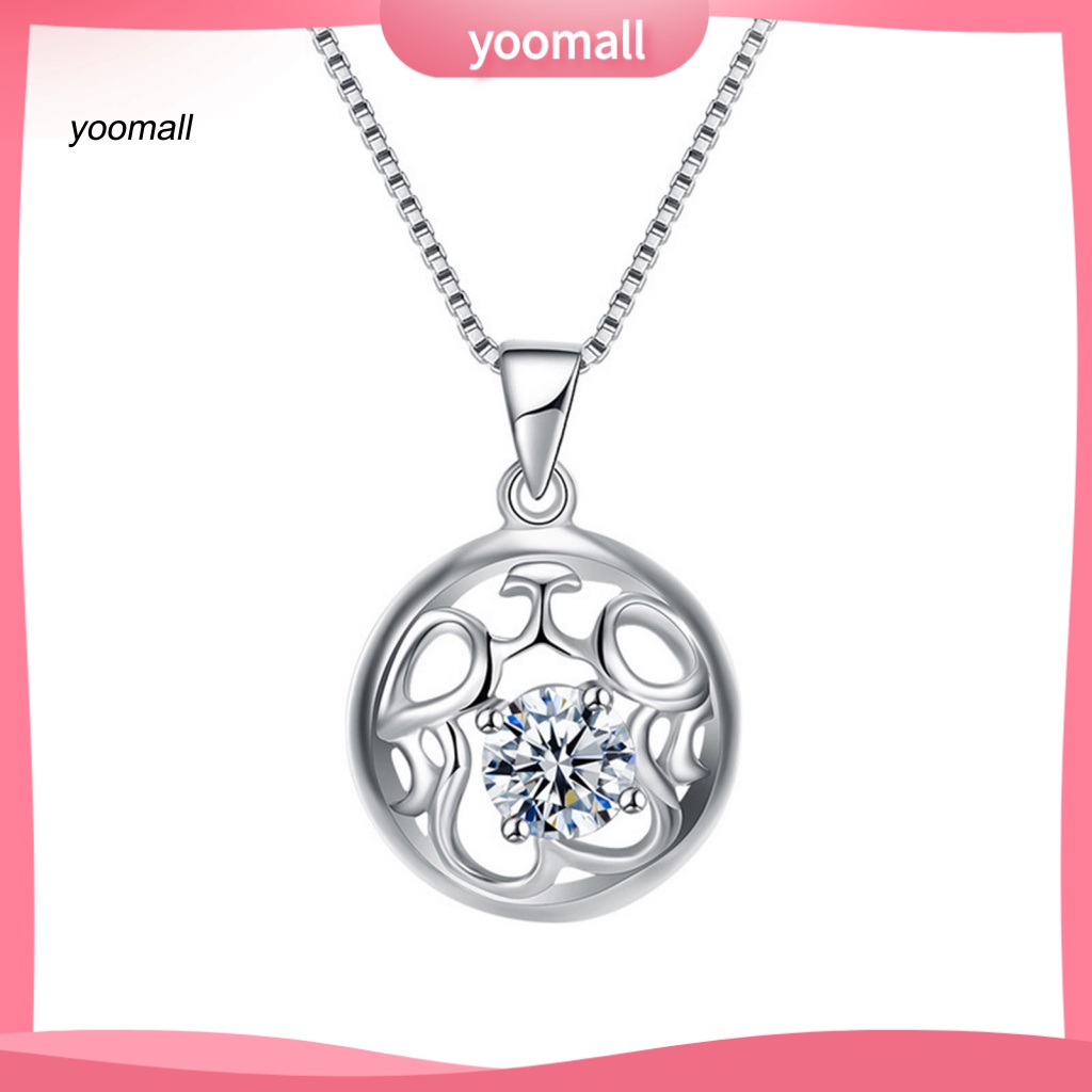 Vòng cổ Mặt Khoét Rỗng Mỏng Nhẹ Thân Thiện Với Làn Da Thời Trang Cho Nữ