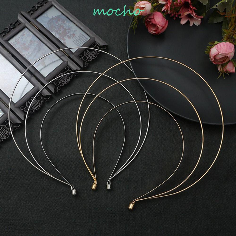 Băng đô cài tóc rửa mặt MOCHO DIY Hình Thiên Thần Thanh Lịch Cho Nữ|Băng đô cài tóc rửa mặt Hình Vương Miện Bằng Kim Loại Chống Trượt