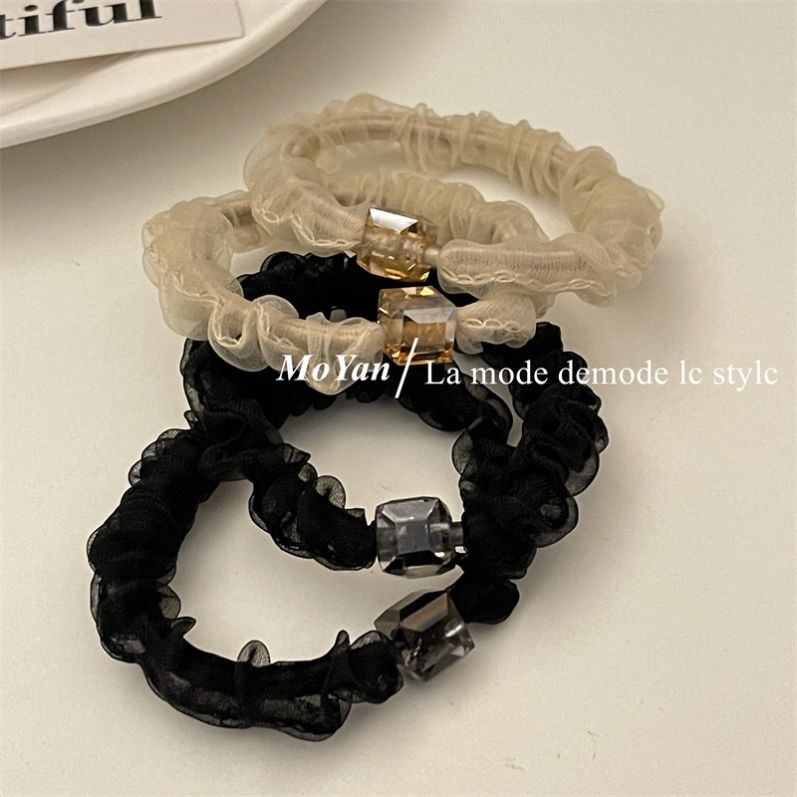 Dây Buộc Tóc Cao Su Organza Phong Cách Mới Cho Nữ