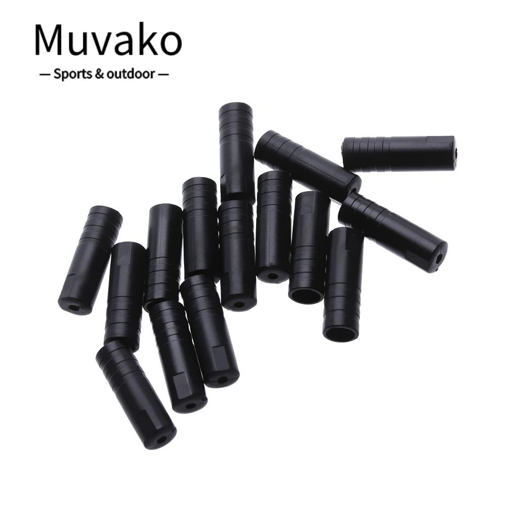 MUVAKO Set 50 / 100 Nắp Nhựa Màu Đen Đậy Phanh Xe Đạp