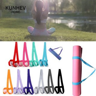 KUNHEV Dây đeo thảm tập Yoga chất liệu vải bố tiện dụng
