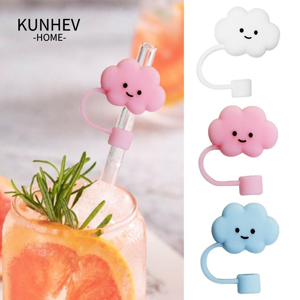 KUNHEV Nắp Ống Hút Bảo Vệ Dễ Vệ Sinh Tái Sử Dụng