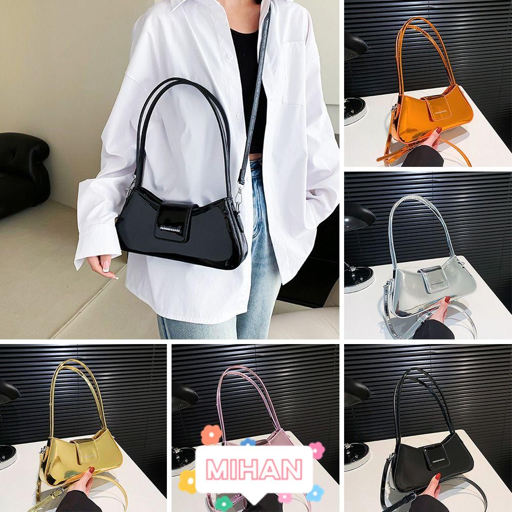 Túi Xách Da PU Bóng MIHAN1 Thời Trang Cho Nữ