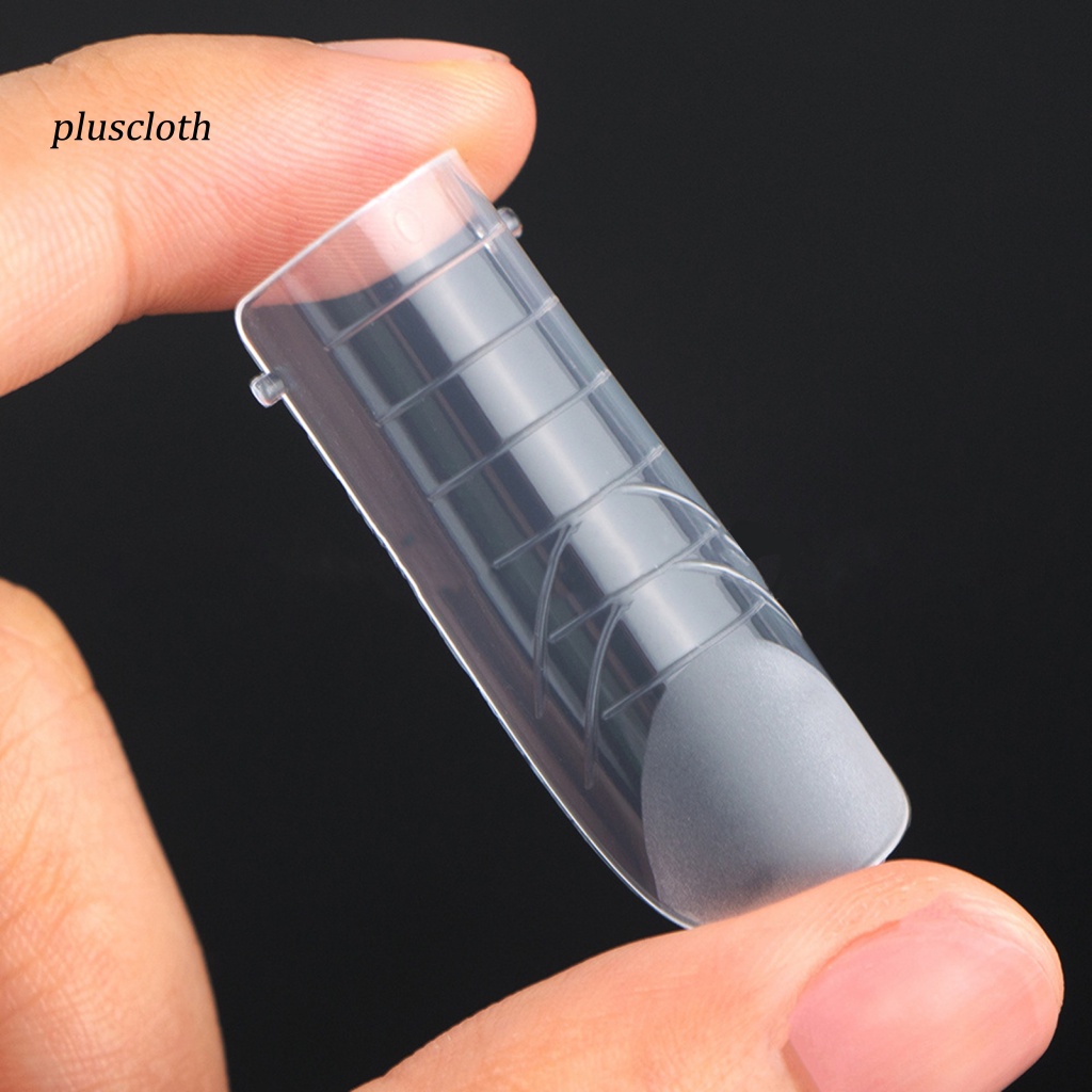 Hộp 120 Móng Tay Giả Trong Suốt Nhiều Kích Cỡ Dễ Tháo Rời