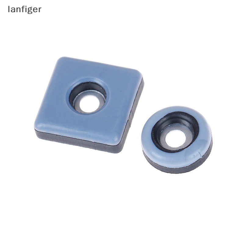 Set 4 Phụ Kiện Trang Trí Xe Hơi Lanf 4X Chất Lượng Cao ​Đế Lót Bàn Ghế Bảo Vệ Sàn Nhà Có Thể Di Chuyển