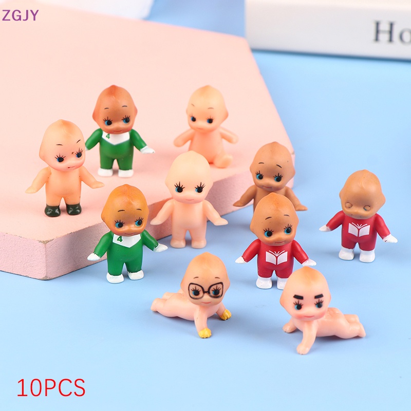 Set 10 Búp Bê Đồ Chơi Hình Thiên Thần Đáng Yêu Phong Cách Nhật Bản Mới