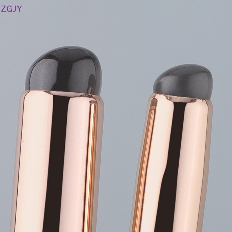 Cọ Trang Điểm Môi ZGJY Đầu Tròn Bằng Silicon Mềm Nhỏ Gọn Mới