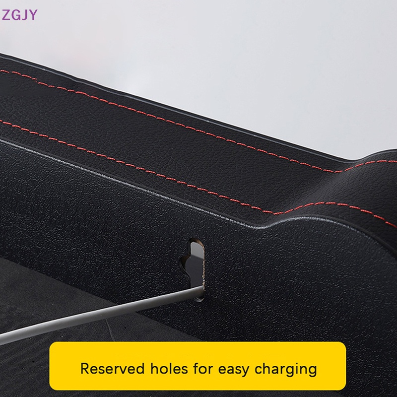 Hộp Da Đựng Cốc / Thẻ / Điện Thoại Chống Rò Rỉ Thông Dụng Gắn Khe Hở Ghế Ngồi Xe Hơi Mới