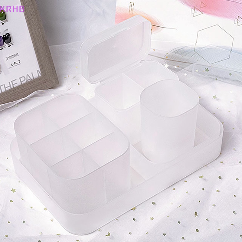 Set 5 Hộp Đựng Cọ Trang Điểm Son Môi Tiện Lợi Mới