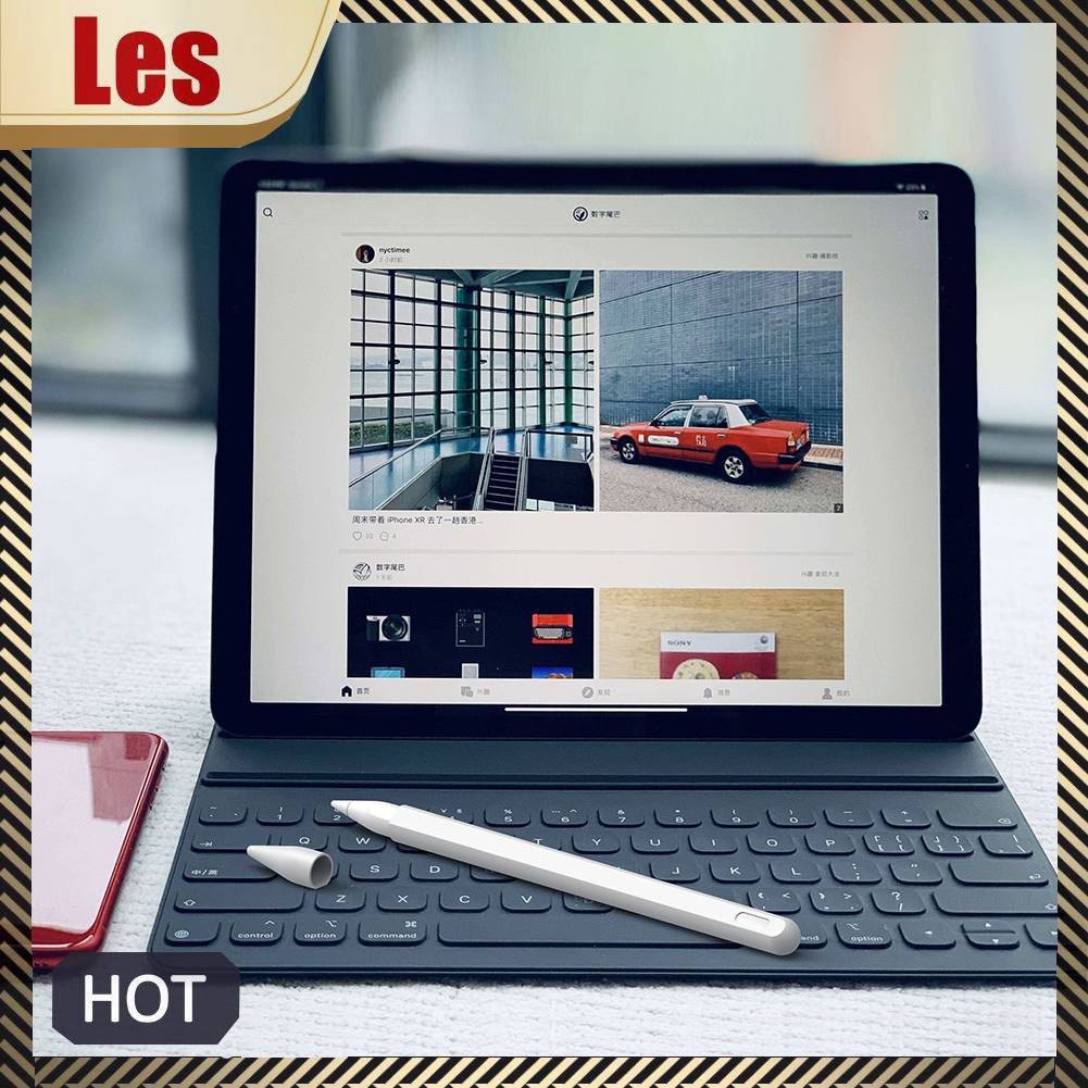 Vỏ Silicon Mềm Bảo Vệ Bút Cảm Ứng Máy Tính Bảng Cho Appie Pencil 2 Ốp