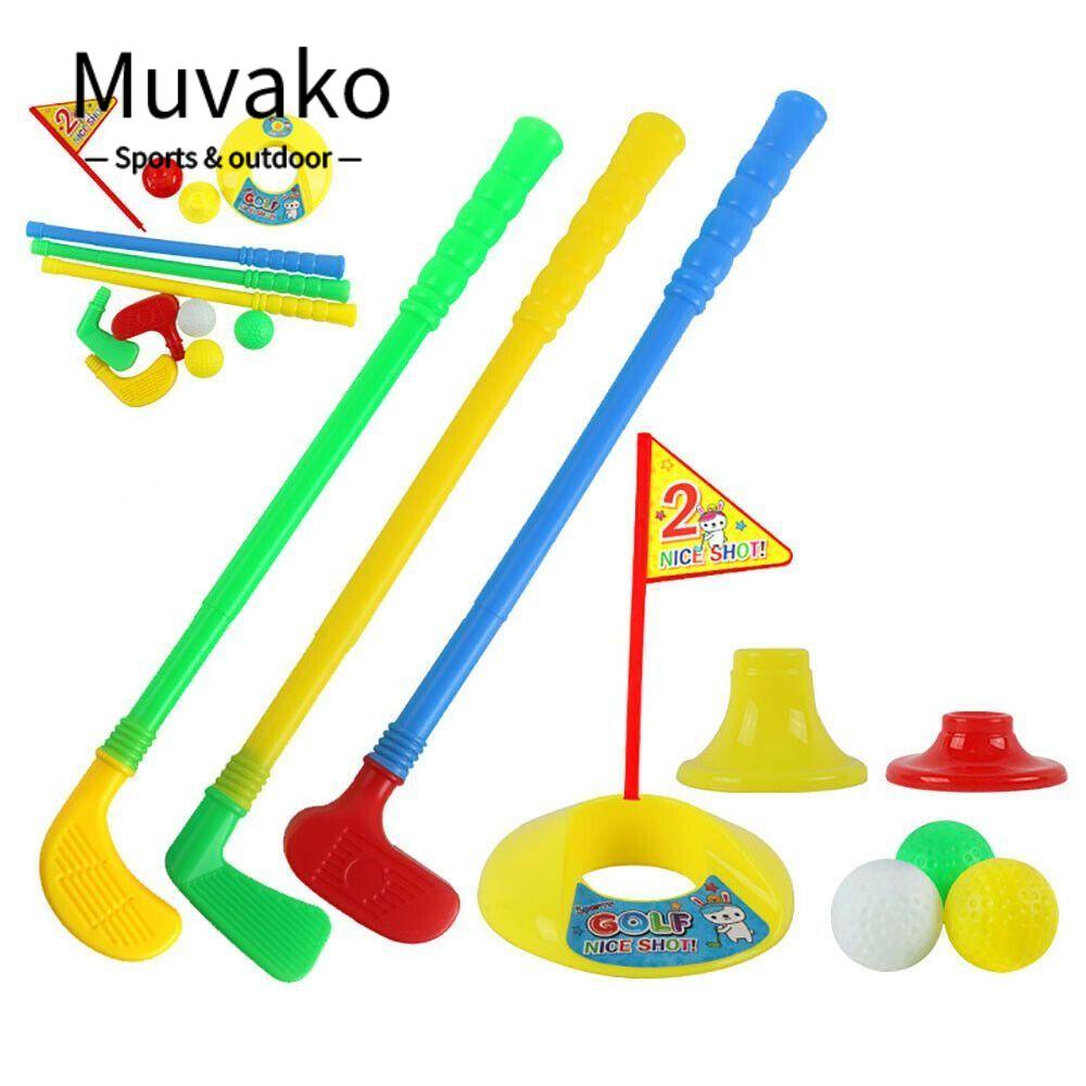 MUVAKO Set 9 Trái Bóng Golf Bằng Nhựa Chất Lượng Cao