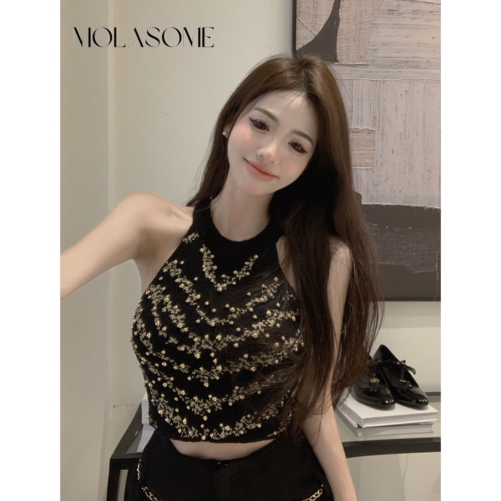 Áo Tank Top Hai Dây Màu Sắc Tương Phản Thời Trang 2023 Cho Nữ